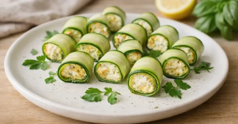 cuketové rolky s fetou