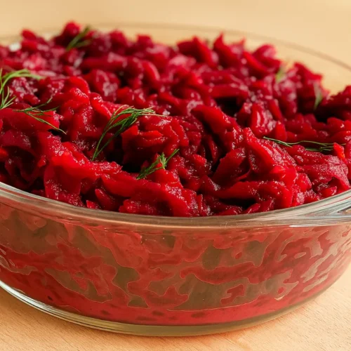 cviklový šalát s majonézou