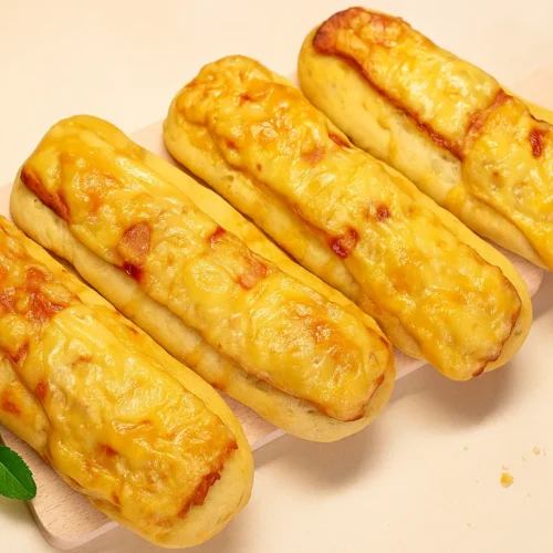 domáce bagety so slaninou