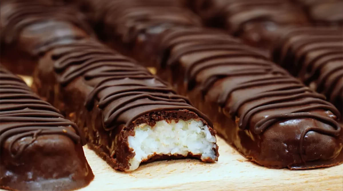 Domáce Bounty tyčinky