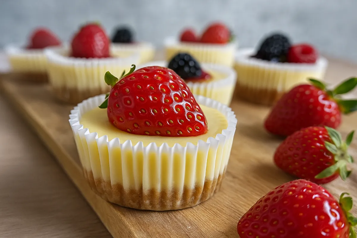 domáce mini cheesecaky