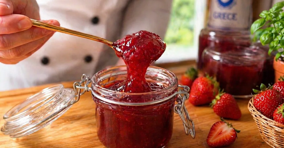 domáci jahodový džem