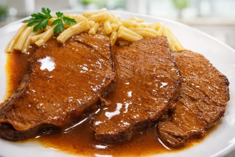 dusené hovädzie na cibuľke