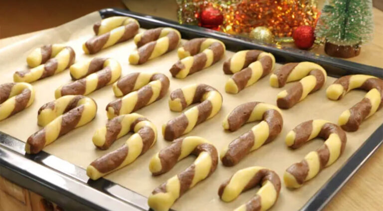 dvojfarebné vianočné koláčiky