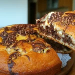 dvojfarebný jogurtový koláč