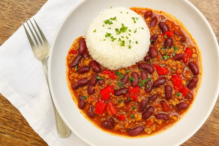 fazuľa s mletým mäsom