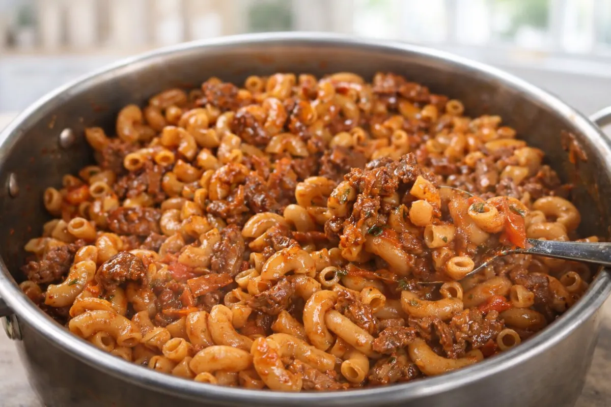 hovädzie mäso s cestovinou