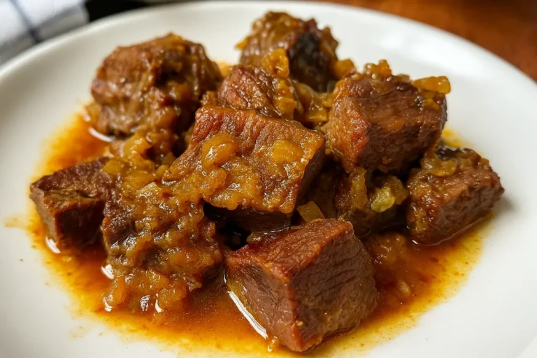 hovädzie na cibuľke