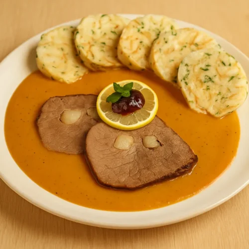 hovädzie na šípkovej omáčke