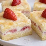 hrnčekový tvarohový koláč s jahodami