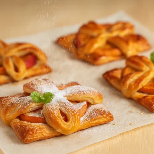 jablkové šatôčky z lístkového cesta