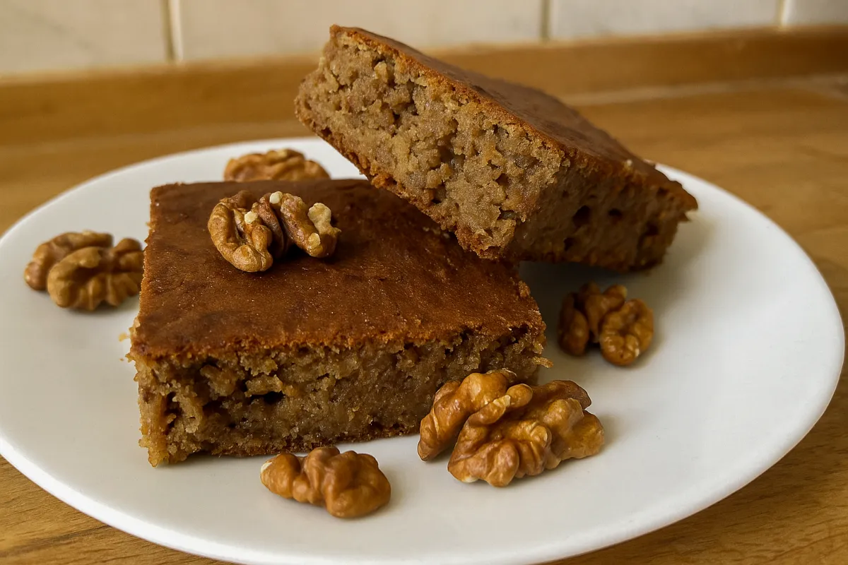 jablkovo orechový koláč