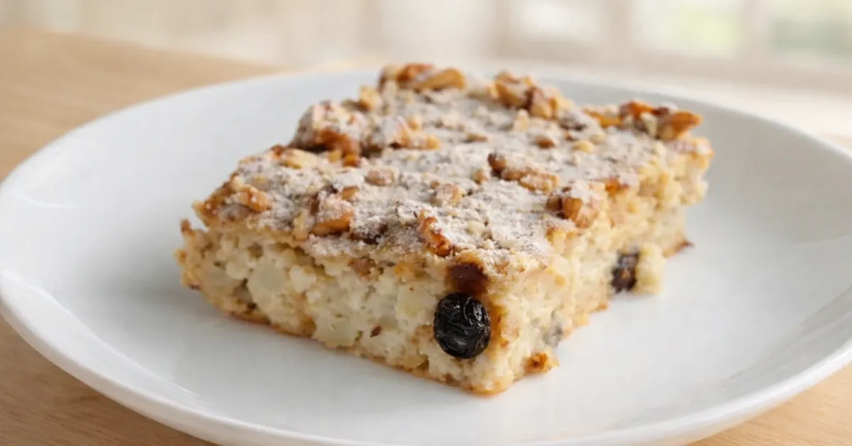 jablkovo-ovsený koláč