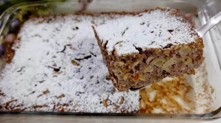 jablkový koláč bez roboty