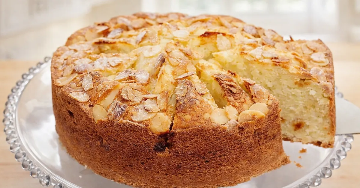 jablkový koláč s ricottou