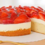 jahodová torta s mascarpone krémom