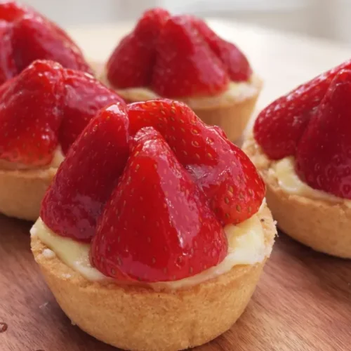 jahodové tartaletky