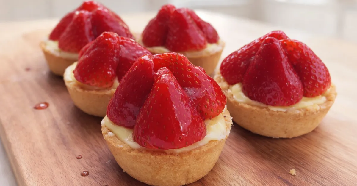 jahodové tartaletky