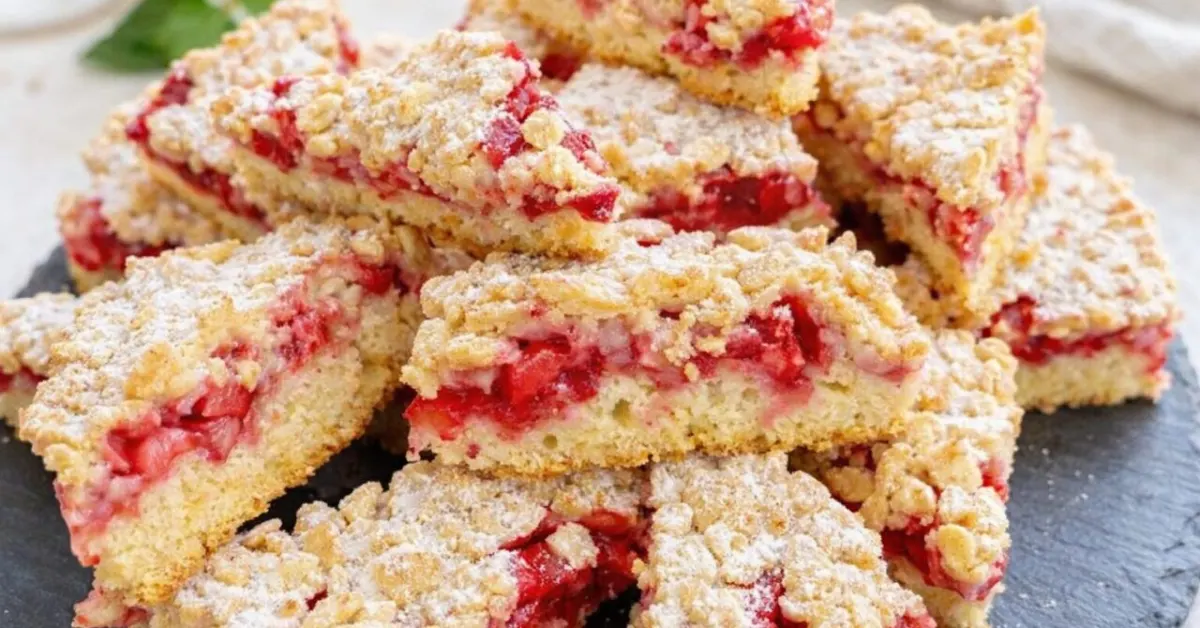 jahodový koláč s olejom