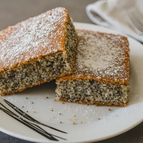 jednoduchý makový koláč