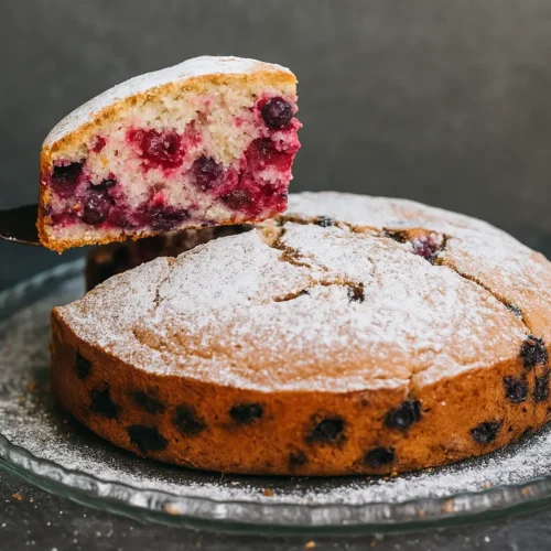 jednoduchý ovocný koláč