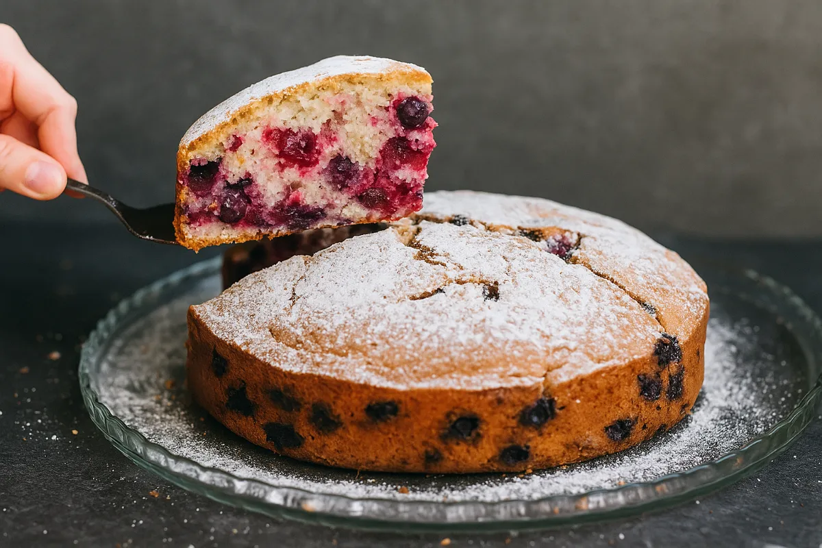 jednoduchý ovocný koláč