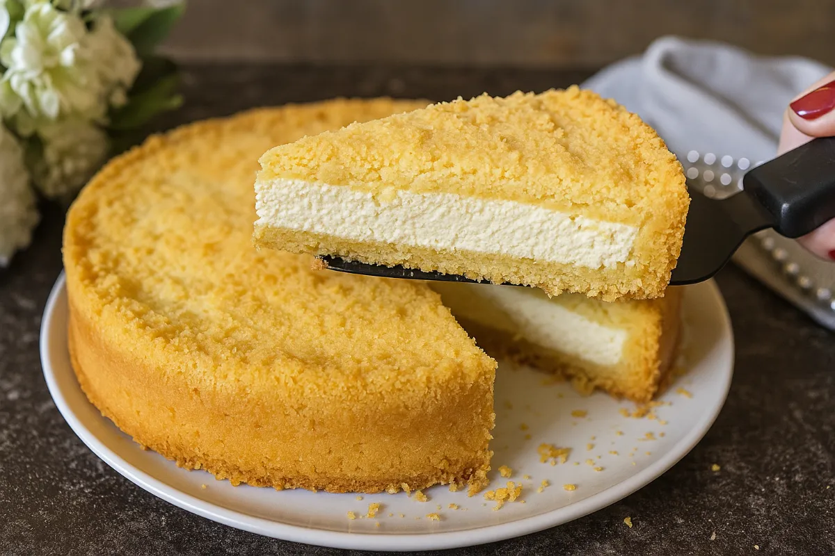 jednoduchý tvarohový koláč