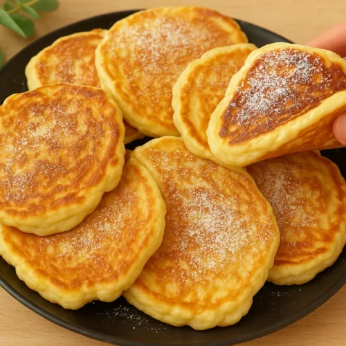 jogurtové lievance s jablkami