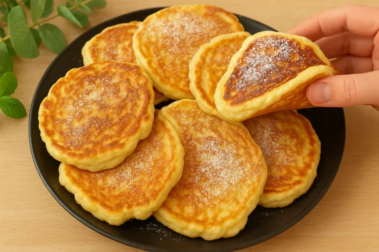 jogurtové lievance s jablkami