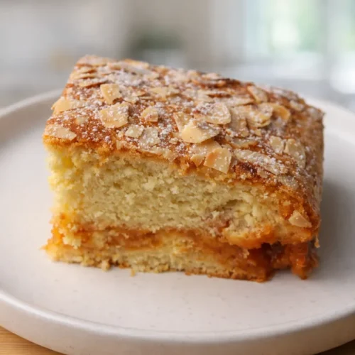 jogurtový koláč s džemom