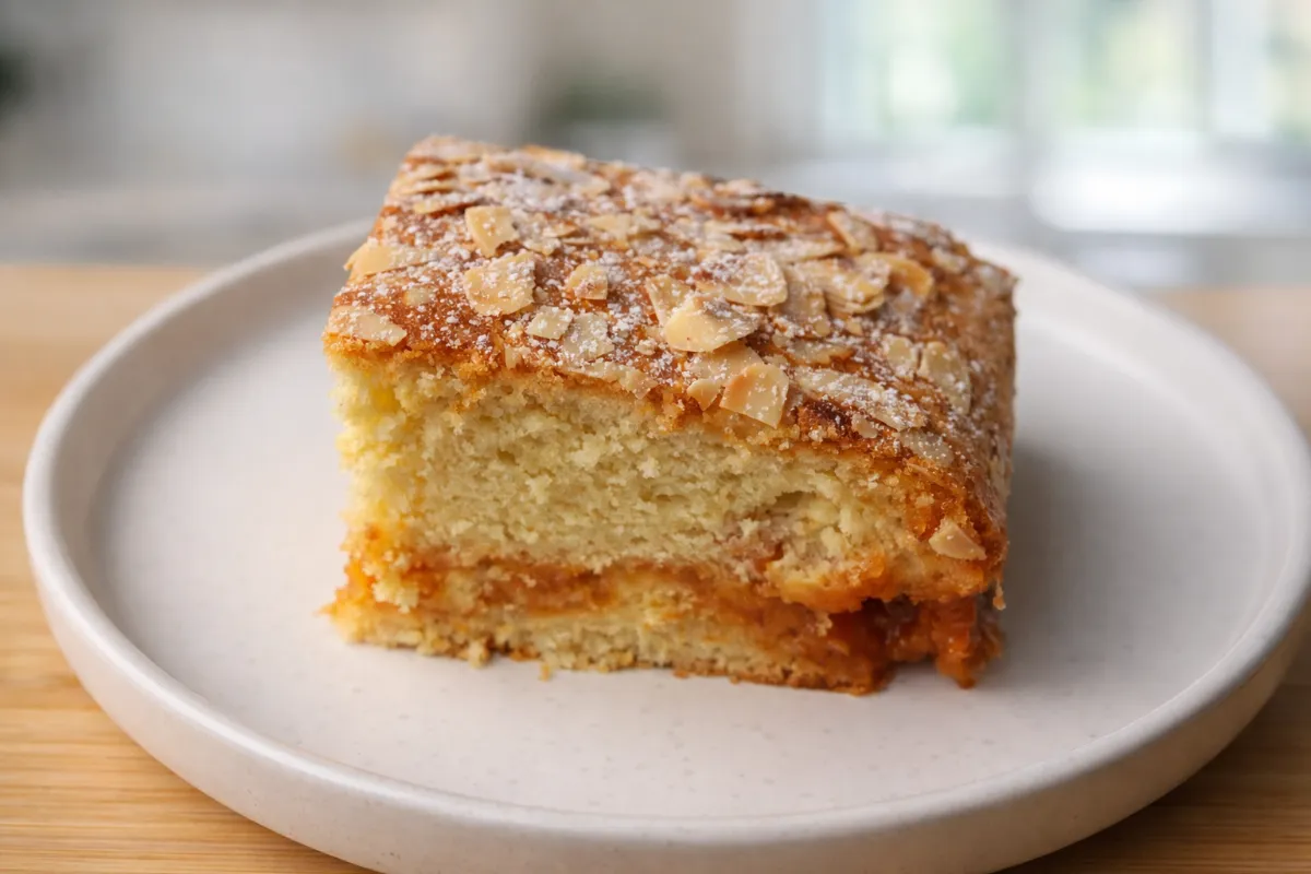 jogurtový koláč s džemom