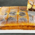 jogurtový koláč s kávovou vrstvou