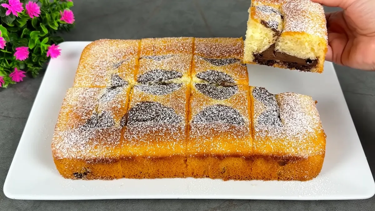 jogurtový koláč s kávovou vrstvou