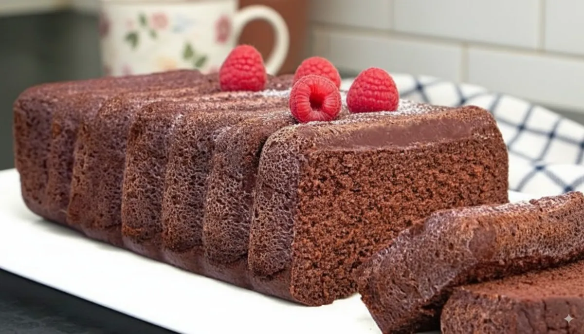 kakaový chlebíček bez múky a cukru