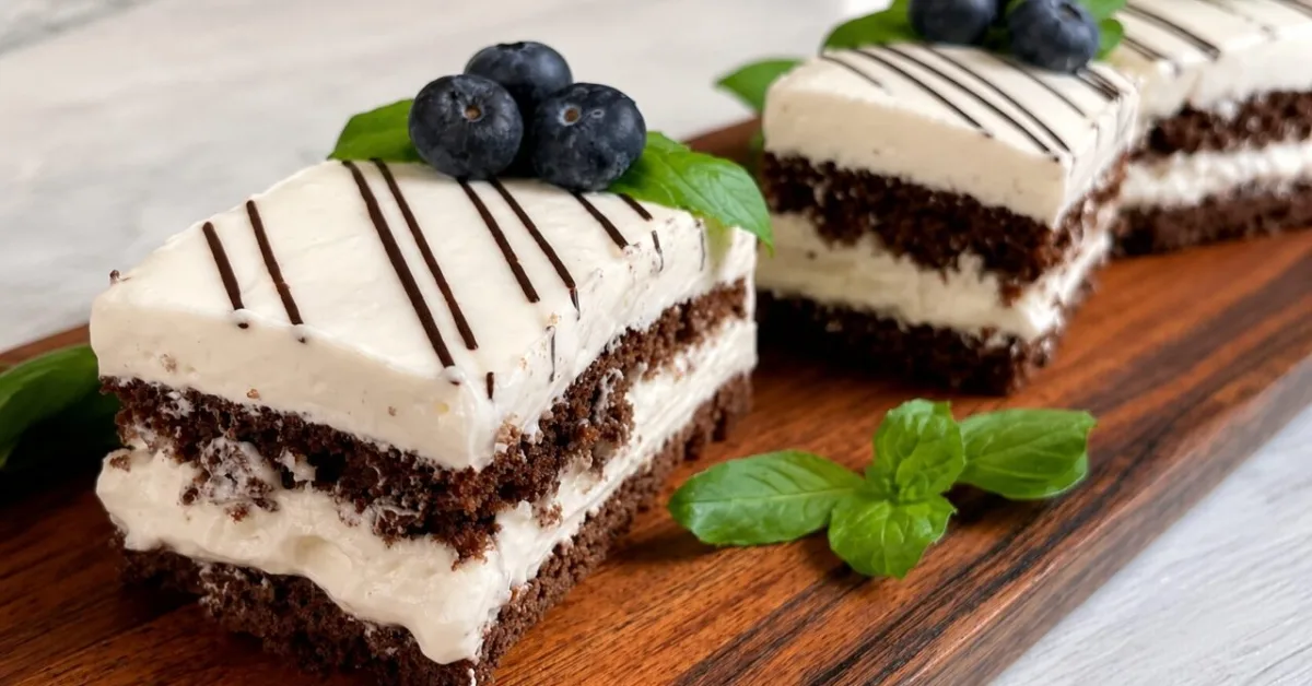 kakaový koláč s jemným krémom