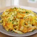 kapusta so zemiakmi z jednej panvice