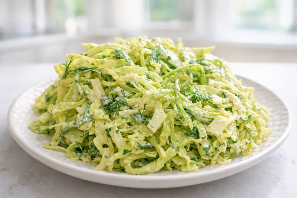 kapustový šalát s jogurtom