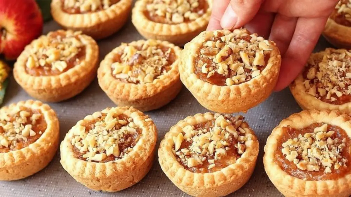 krehké jablkové košíčky