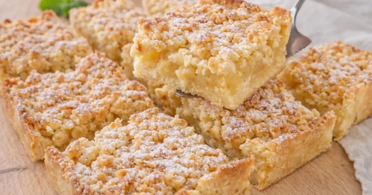 krehký jablkovo-citrónový koláč