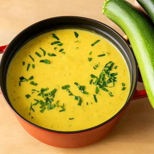 krémová cuketová polievka