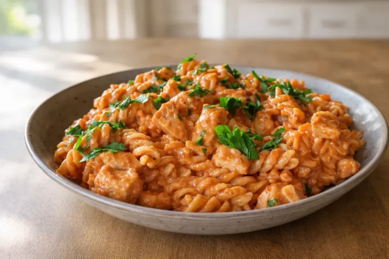 krémové cestoviny s kuracím mäsom