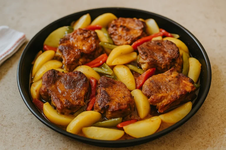 krkovička na plechu