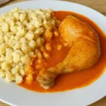 kurací paprikáš s domácimi haluškami