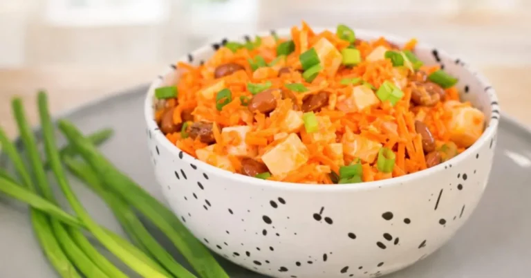 kurací šalát s fazuľou