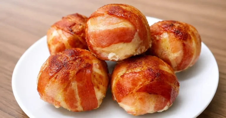 kuracie guľky v slanine