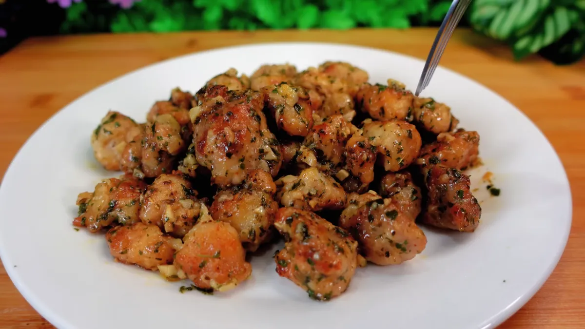 kuracie kúsky na cesnaku