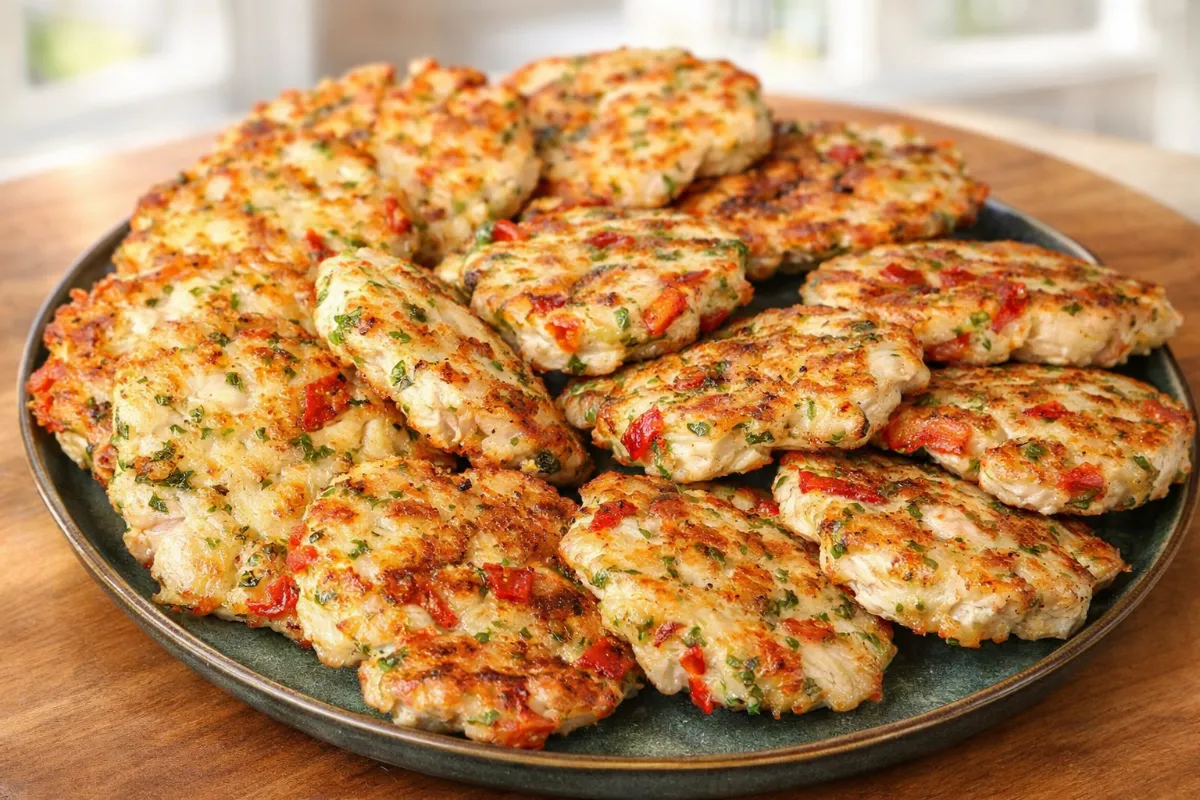 kuracie placky so zeleninou