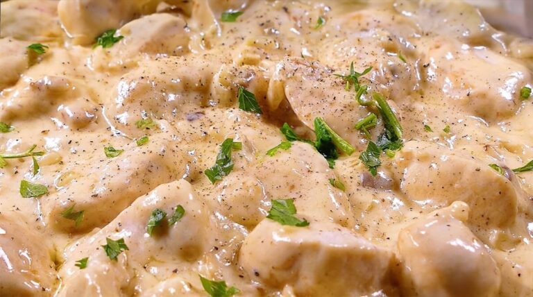 kuracie prsia v lahodnej krémovej omáčke