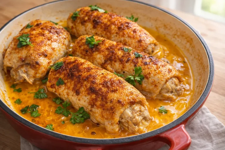 kuracie rolky so šampiňónmi