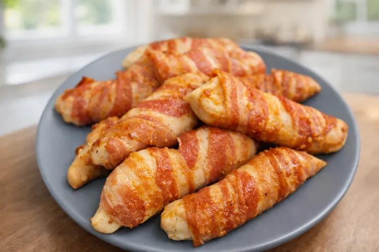 kuracie rolky v slanine